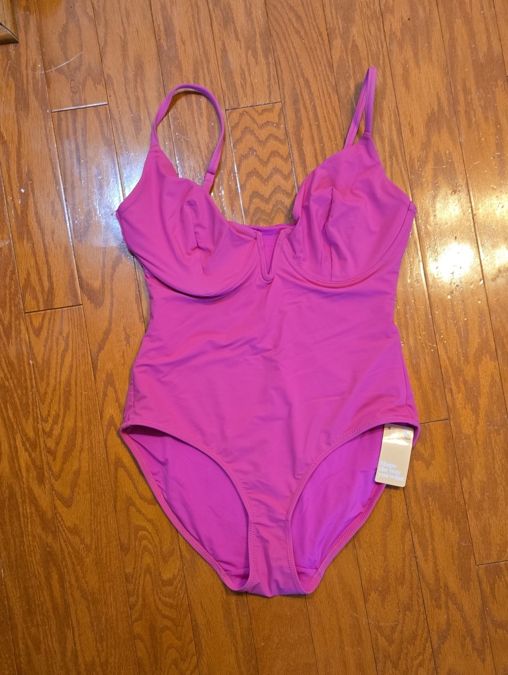 Popilush Pink One-Piece Swimsuit NWT Size Large